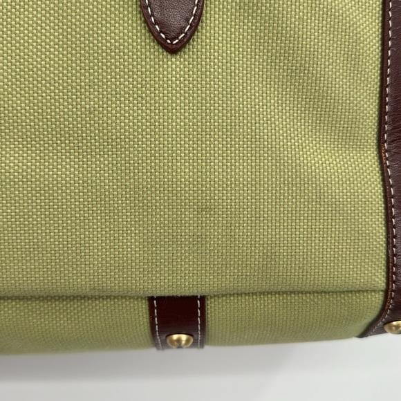 Coakley Laptop Bag green and brown leather - Picture 6 of 16